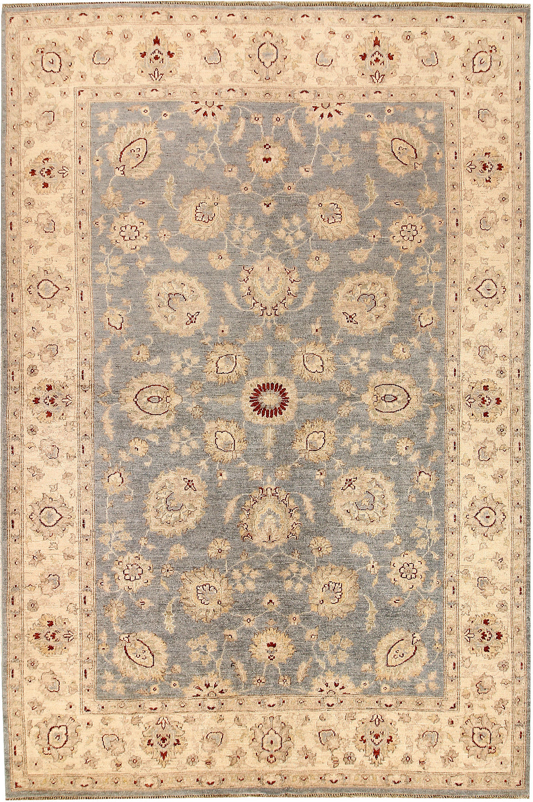 Dark Grey Ziegler 6' 6 x 9' 8 - No. 68038 - ALRUG Rug Store