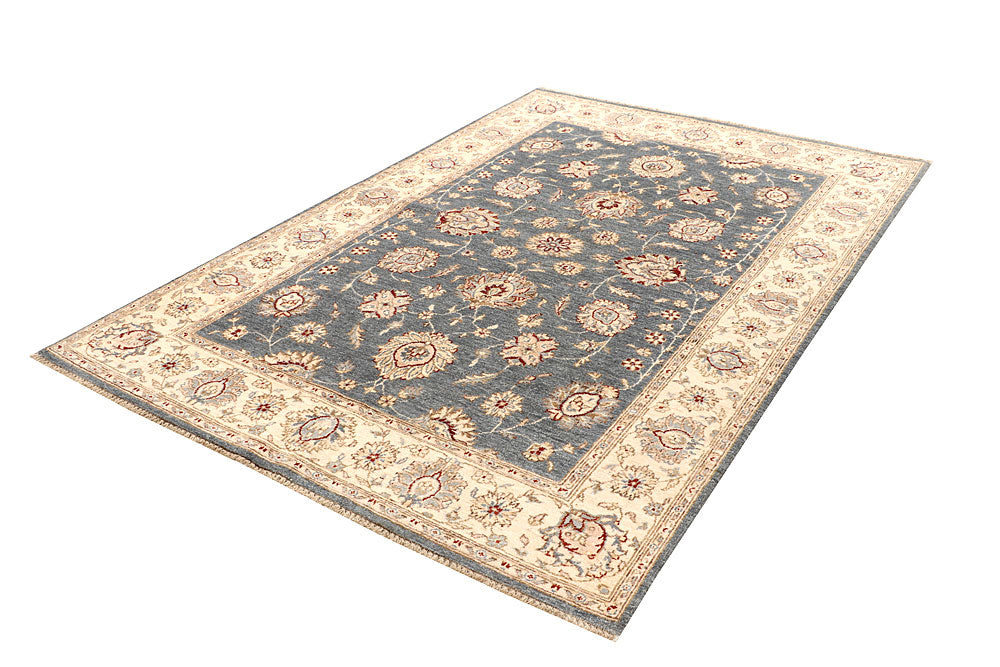 Dark Grey Ziegler 5' 5 x 7' 9 - No. 68040 - ALRUG Rug Store