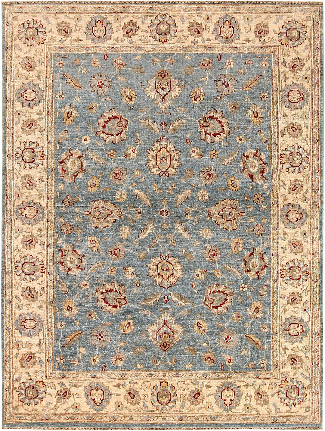 Light Slate Grey Ziegler 4' 10 x 6' 5 - No. 68042 - ALRUG Rug Store