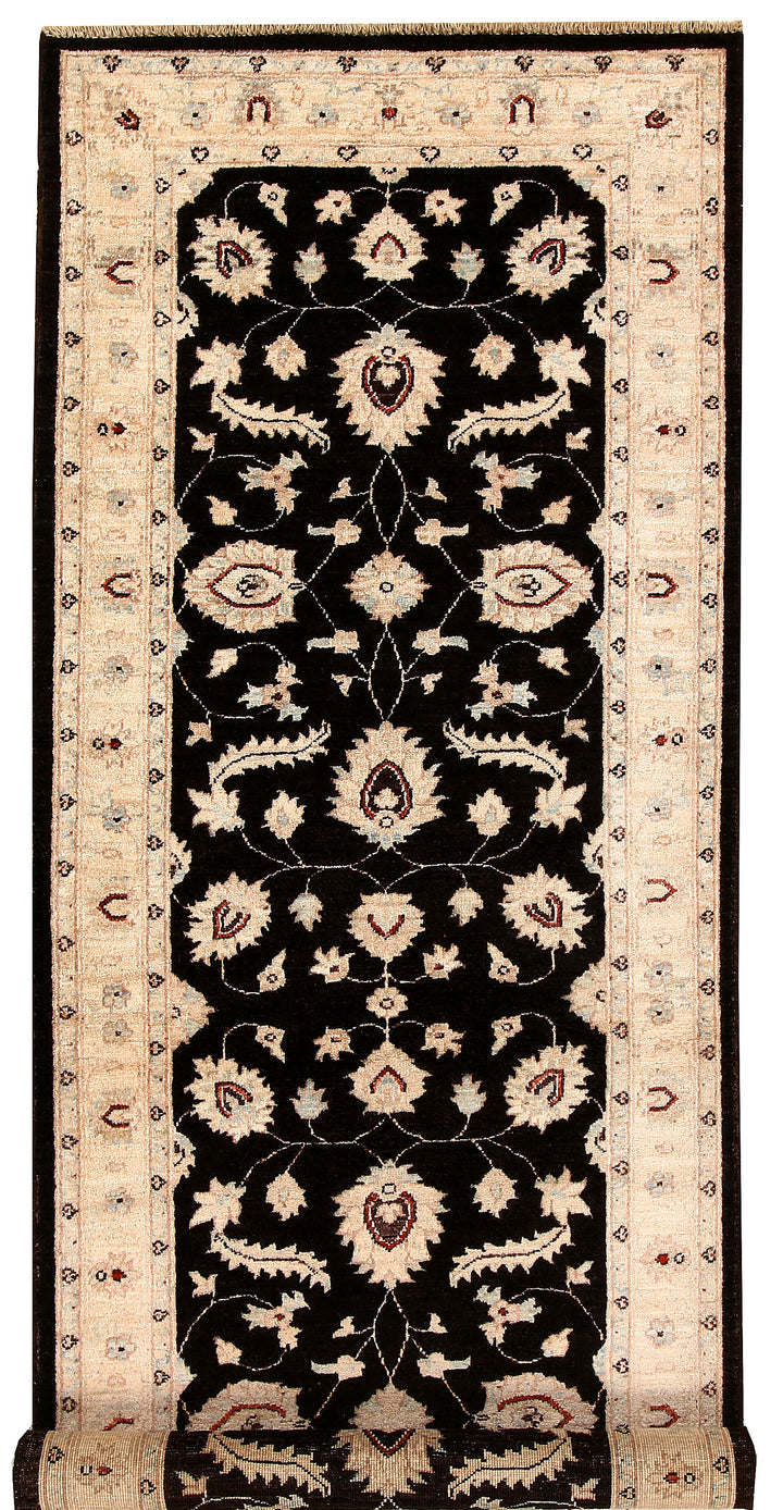 Black Ziegler 3' 1 x 8' 5 - No. 68045 - ALRUG Rug Store