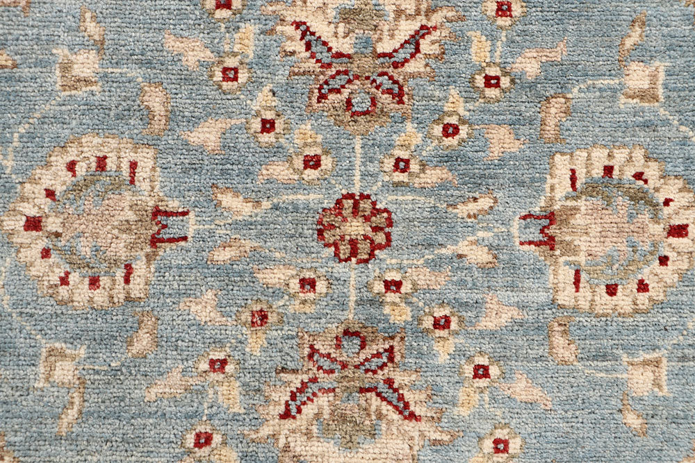 Light Slate Grey Oushak 2' 7 x 13' - No. 68046 - ALRUG Rug Store