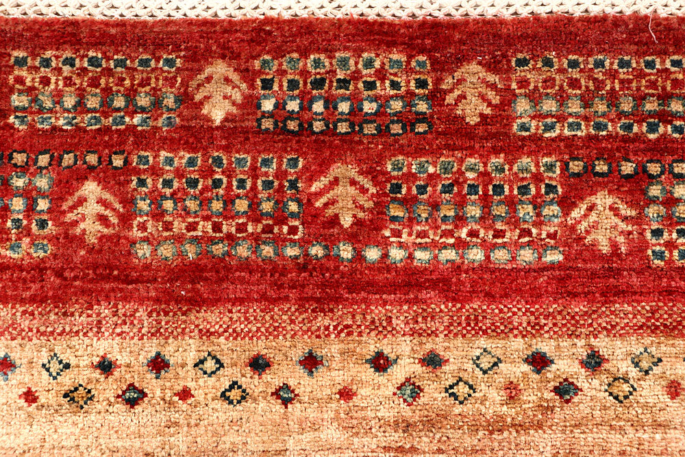 Multi Colored Kazak 2' 9 x 9' 9 - No. 68048 - ALRUG Rug Store