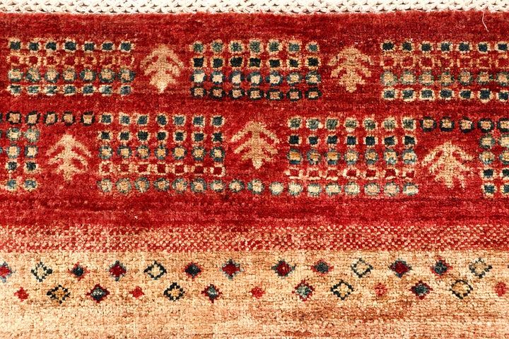 Multi Colored Kazak 2' 9 x 9' 9 - No. 68048 - ALRUG Rug Store