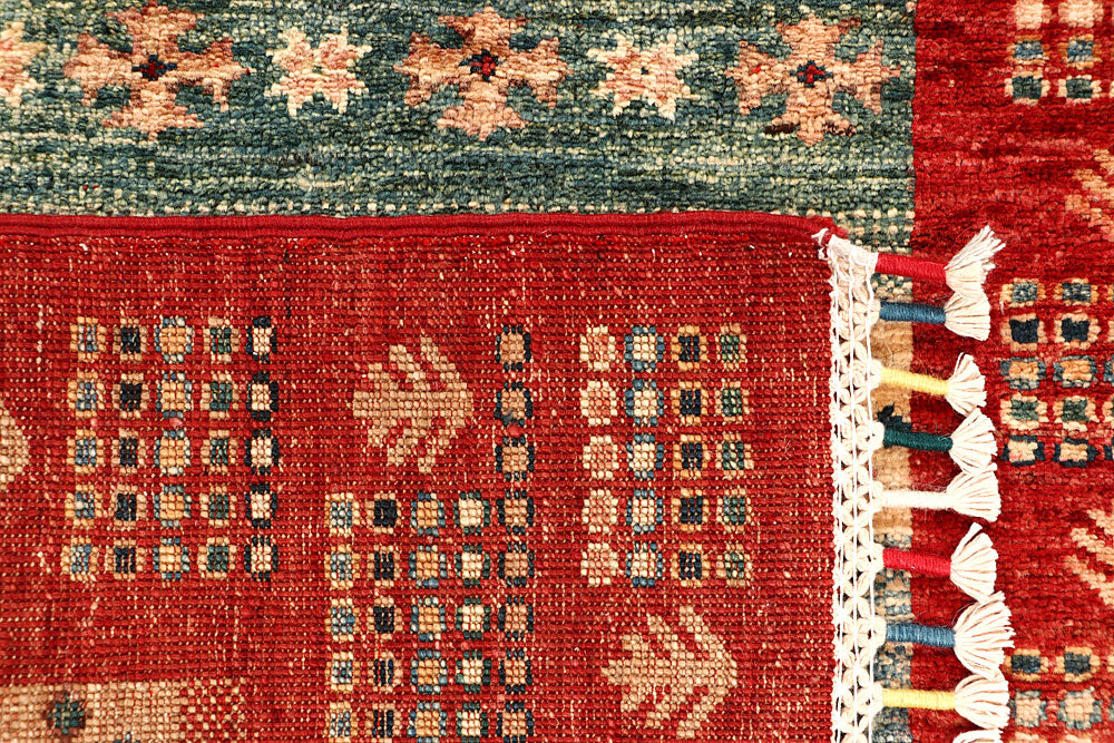 Multi Colored Kazak 2' 9 x 9' 9 - No. 68048 - ALRUG Rug Store