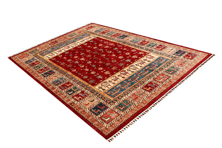 Multi Colored Kazak 5' 10 x 8' 1 - No. 68049 - ALRUG Rug Store