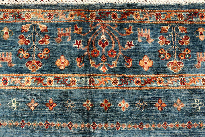 Light Slate Grey Kazak 5' 6 x 8' 2 - No. 68050 - ALRUG Rug Store