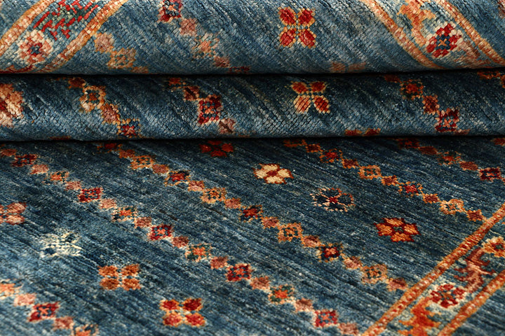 Light Slate Grey Kazak 5' 6 x 8' 2 - No. 68050 - ALRUG Rug Store