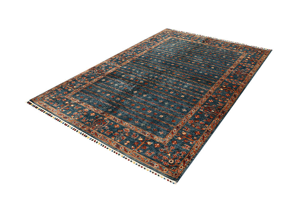 Light Slate Grey Kazak 5' 6 x 8' 2 - No. 68050 - ALRUG Rug Store