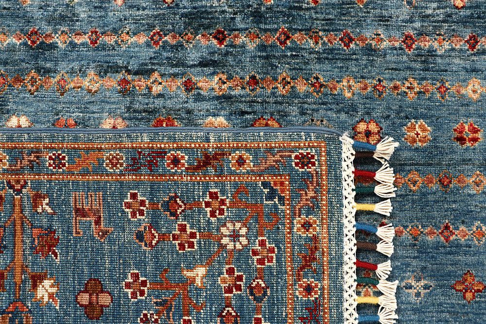 Light Slate Grey Kazak 5' 6 x 8' 2 - No. 68050 - ALRUG Rug Store