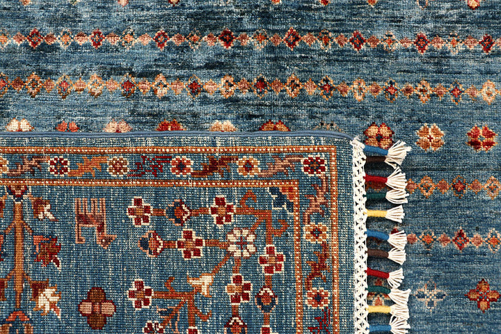 Light Slate Grey Kazak 5' 6 x 8' 2 - No. 68050 - ALRUG Rug Store