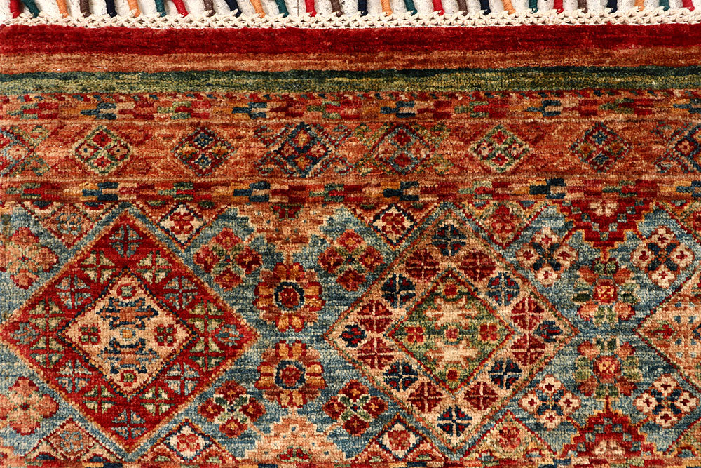 Multi Colored Kazak 5' 5 x 8' 1 - No. 68051 - ALRUG Rug Store