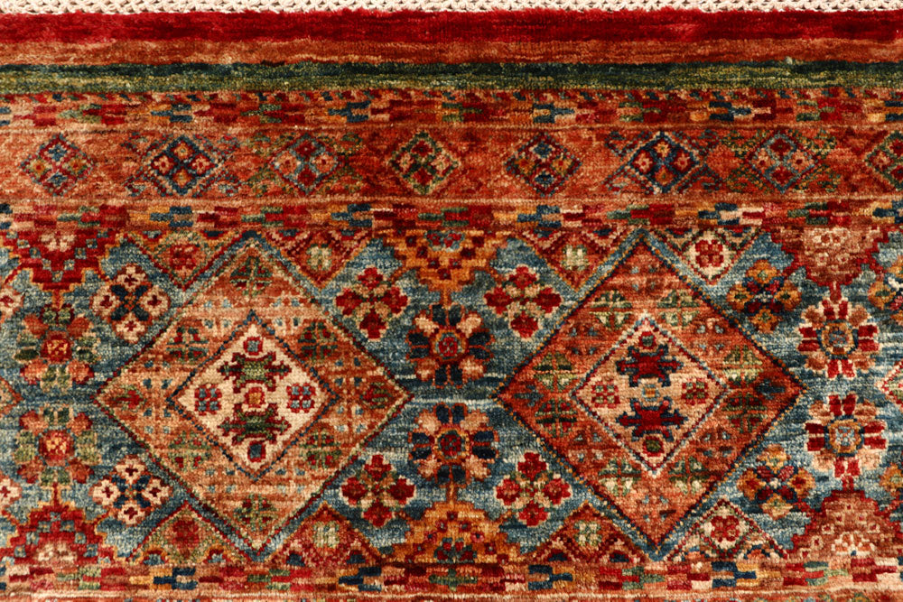 Multi Colored Kazak 5' 5 x 8' 1 - No. 68051 - ALRUG Rug Store