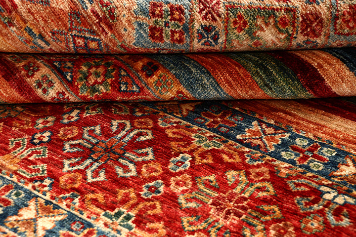 Multi Colored Kazak 5' 5 x 8' 1 - No. 68051 - ALRUG Rug Store