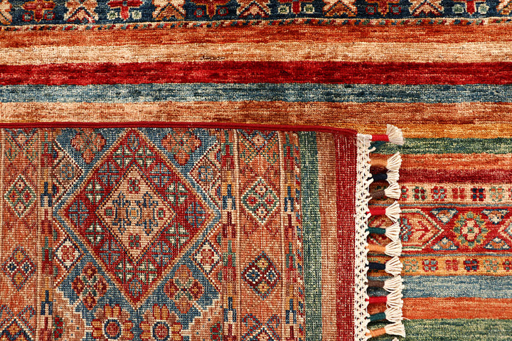 Multi Colored Kazak 5' 5 x 8' 1 - No. 68051 - ALRUG Rug Store