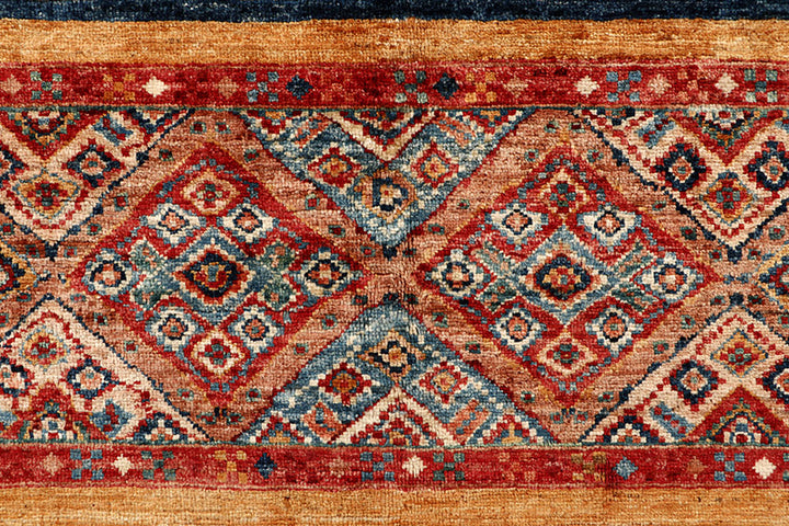 Multi Colored Kazak 6' 8 x 9' 7 - No. 68052 - ALRUG Rug Store