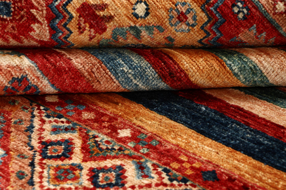 Multi Colored Kazak 6' 8 x 9' 7 - No. 68052 - ALRUG Rug Store