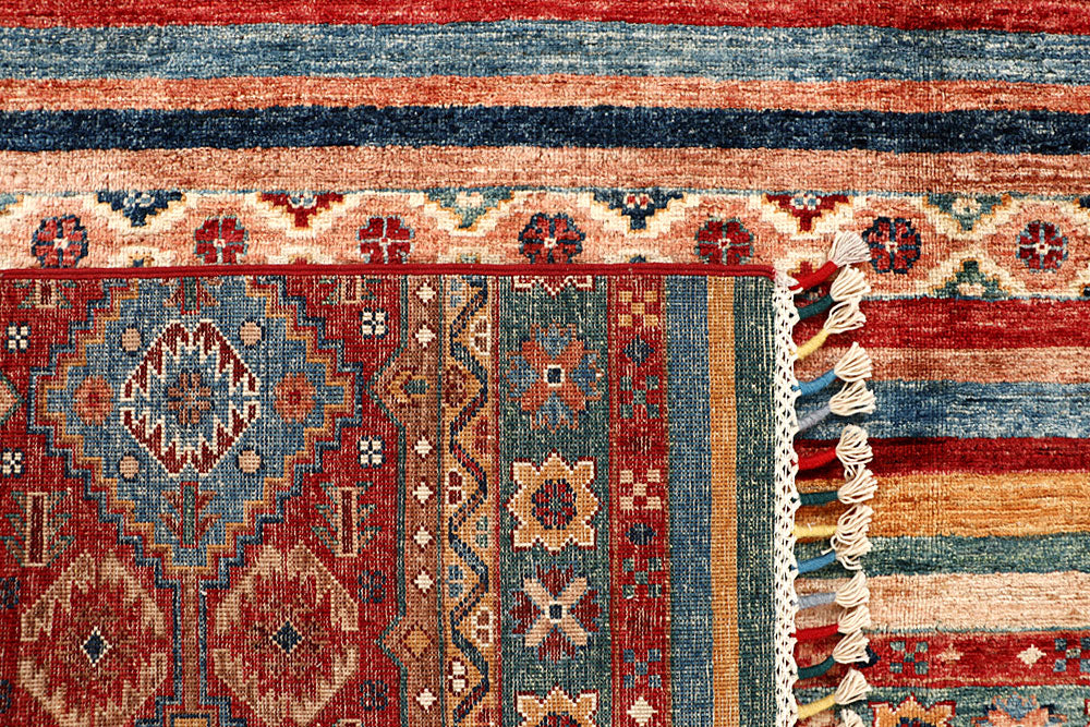 Multi Colored Kazak 6' 8 x 9' 7 - No. 68052 - ALRUG Rug Store