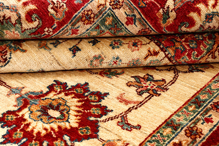 Bisque Kazak 5' 9 x 8' 5 - No. 68053 - ALRUG Rug Store
