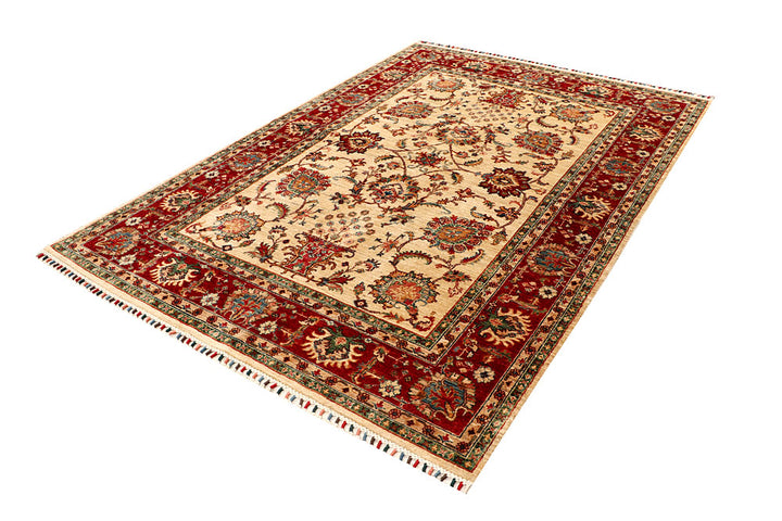 Bisque Kazak 5' 9 x 8' 5 - No. 68053 - ALRUG Rug Store