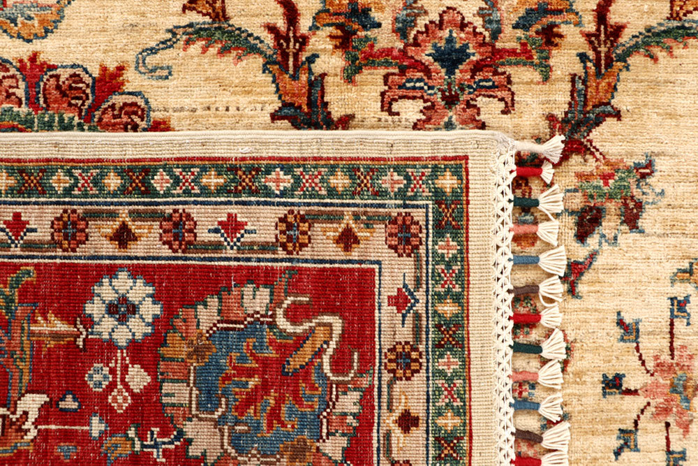 Bisque Kazak 5' 9 x 8' 5 - No. 68053 - ALRUG Rug Store