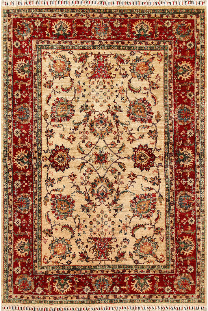 Bisque Kazak 5' 9 x 8' 5 - No. 68053 - ALRUG Rug Store