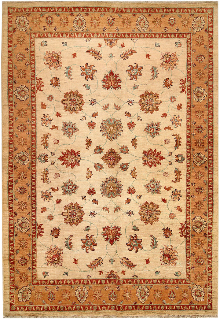 Bisque Ziegler 6' 10 x 9' 7 - No. 68054 - ALRUG Rug Store