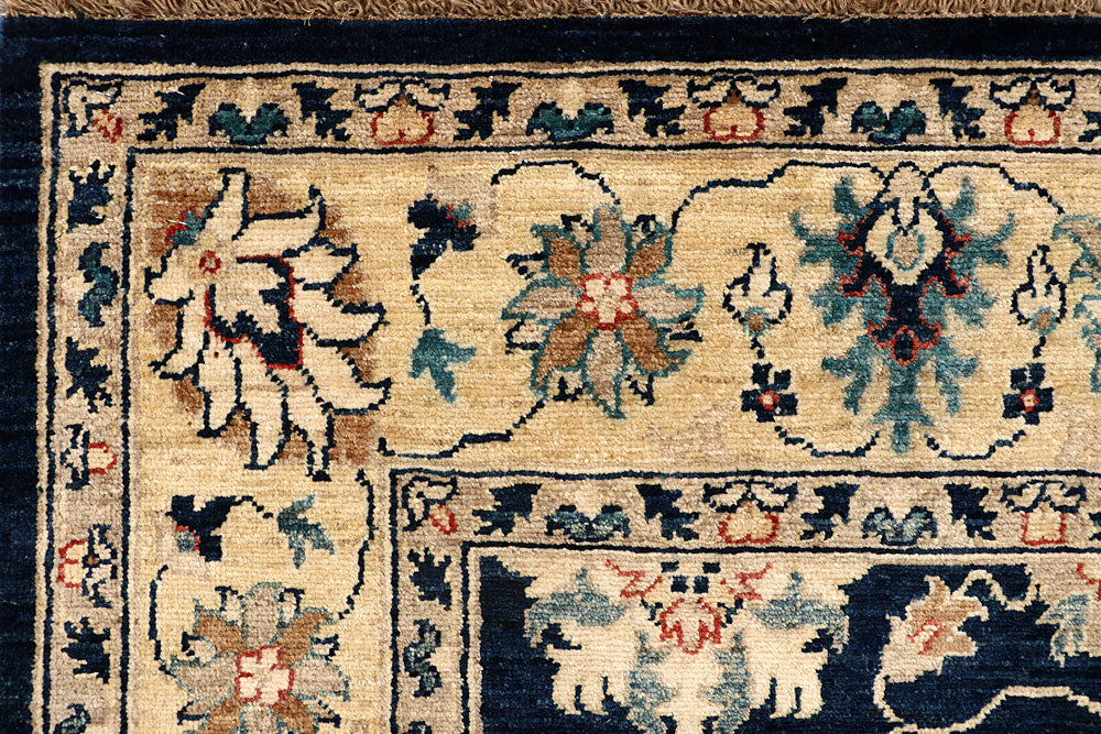 Dark Slateblue Ziegler 5' 4 x 8' 5 - No. 68056 - ALRUG Rug Store