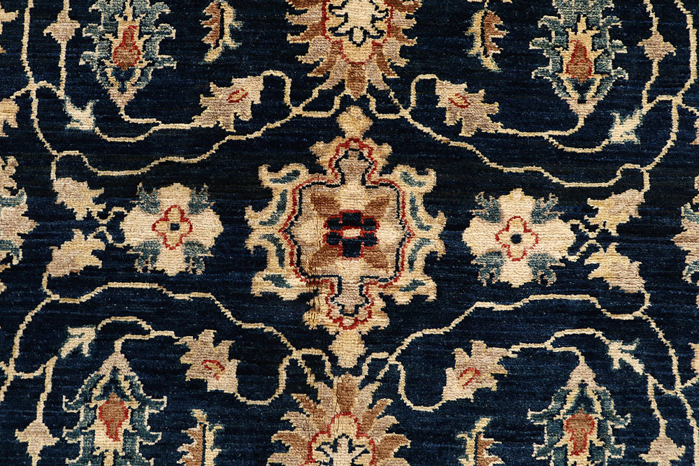 Dark Slateblue Ziegler 5' 4 x 8' 5 - No. 68056 - ALRUG Rug Store