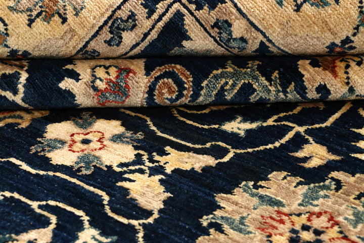 Dark Slateblue Ziegler 5' 4 x 8' 5 - No. 68056 - ALRUG Rug Store