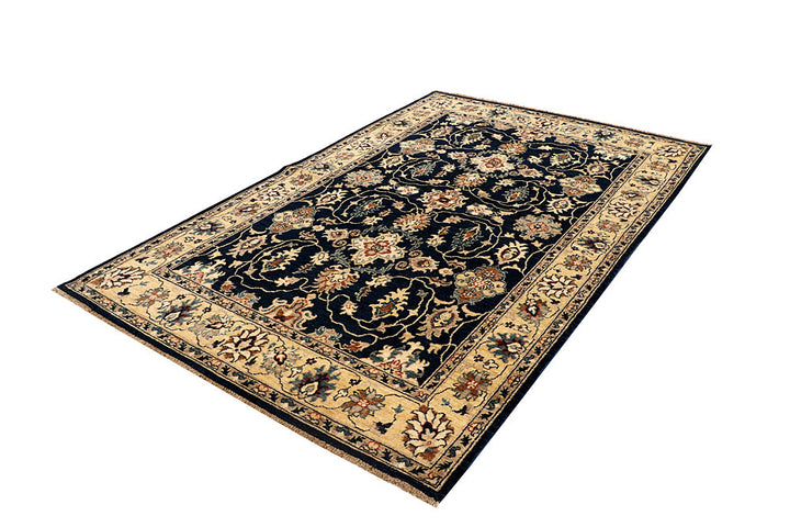 Dark Slateblue Ziegler 5' 4 x 8' 5 - No. 68056 - ALRUG Rug Store