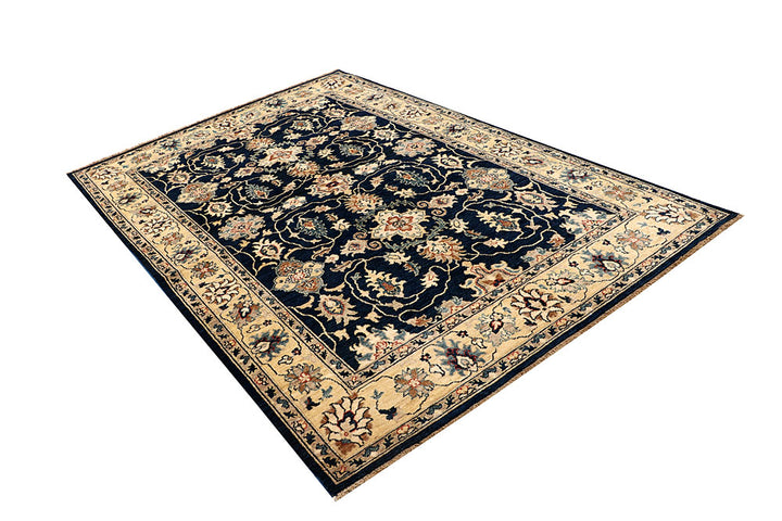 Dark Slateblue Ziegler 5' 4 x 8' 5 - No. 68056 - ALRUG Rug Store
