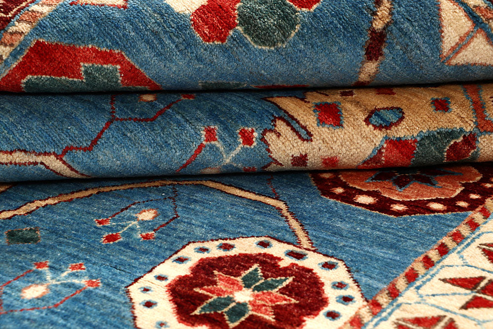 Steel Blue Ziegler 5' 10 x 9' 1 - No. 68057 - ALRUG Rug Store