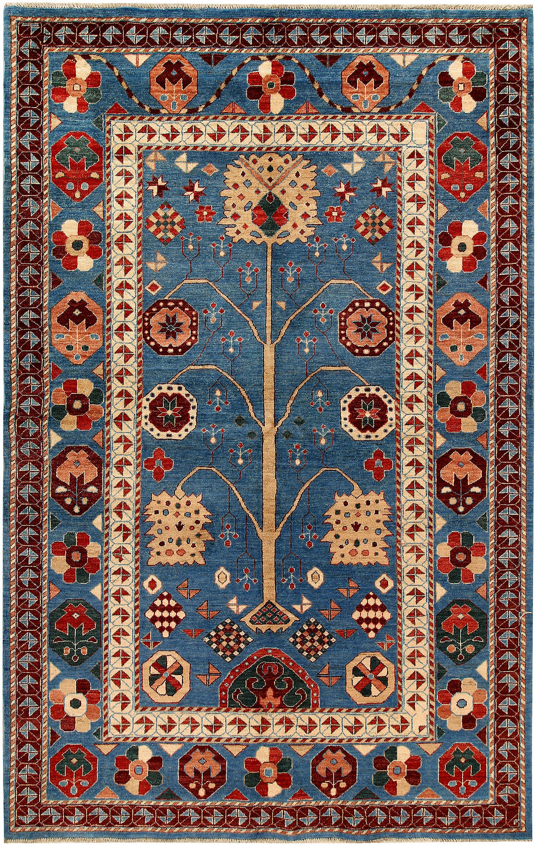 Steel Blue Ziegler 5' 10 x 9' 1 - No. 68057 - ALRUG Rug Store