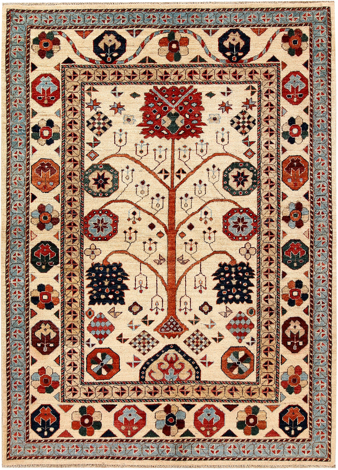 Bisque Ziegler 5' 2 x 6' 11 - No. 68058 - ALRUG Rug Store