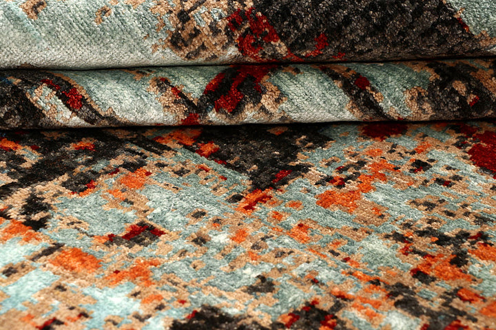 Multi Colored Abstract 6' 8 x 9' 9 - No. 68059 - ALRUG Rug Store