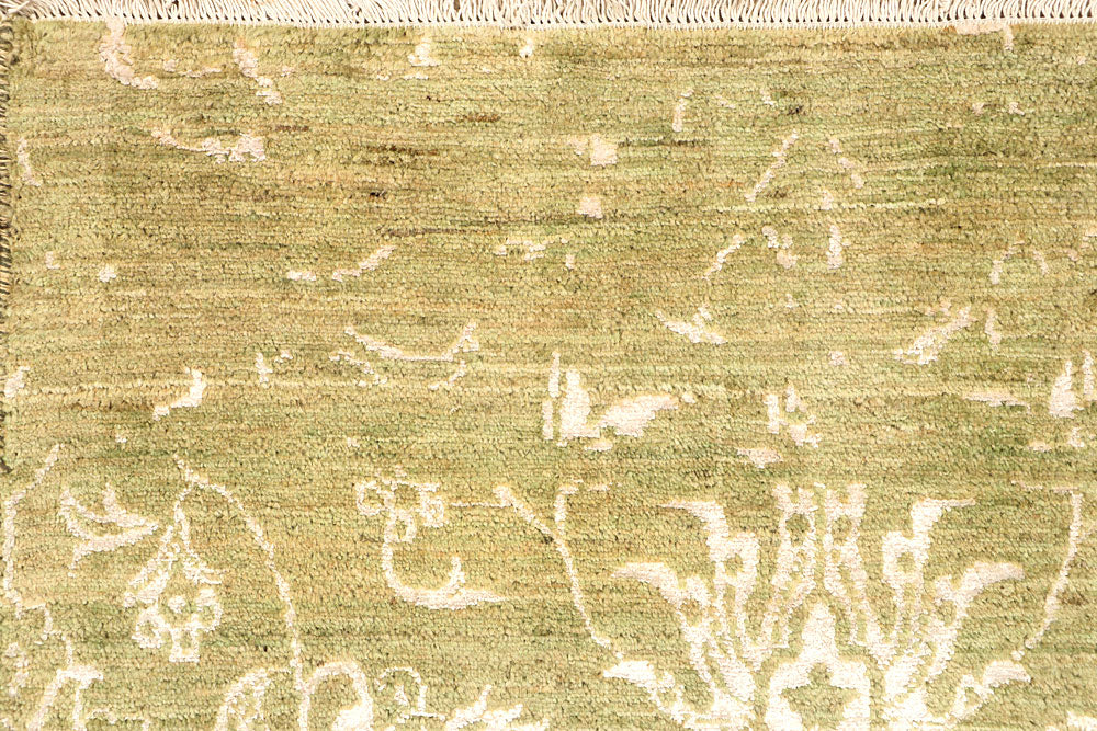 Dark Khaki Abstract 6' 2 x 9' 1 - No. 68060 - ALRUG Rug Store