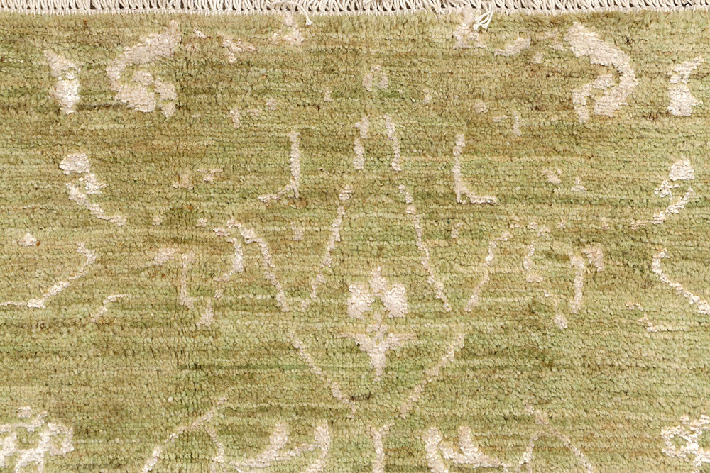 Dark Khaki Abstract 6' 2 x 9' 1 - No. 68060 - ALRUG Rug Store