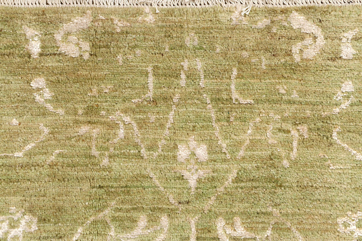 Dark Khaki Abstract 6' 2 x 9' 1 - No. 68060 - ALRUG Rug Store