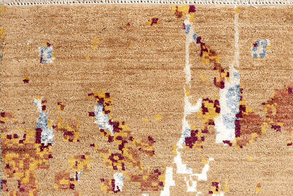 Multi Colored Abstract 4' 1 x 6' 4 - No. 68062 - ALRUG Rug Store