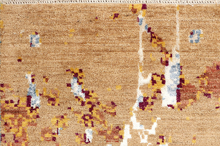 Multi Colored Abstract 4' 1 x 6' 4 - No. 68062 - ALRUG Rug Store