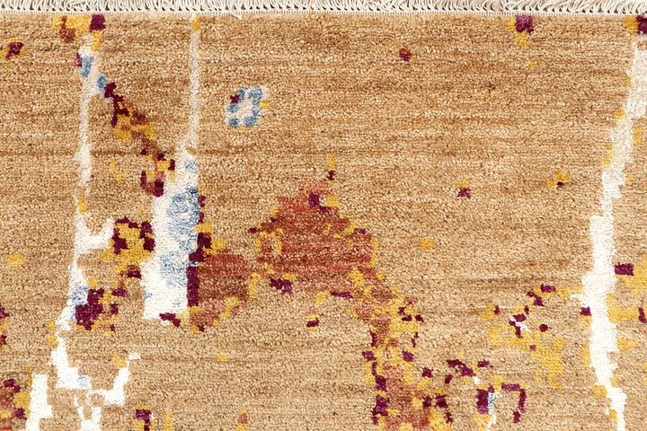 Multi Colored Abstract 4' 1 x 6' 4 - No. 68062 - ALRUG Rug Store