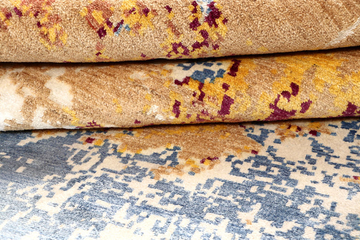 Multi Colored Abstract 4' 1 x 6' 4 - No. 68062 - ALRUG Rug Store