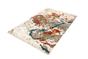 Multi Colored Abstract 4' 1 x 6' - No. 68064 - ALRUG Rug Store