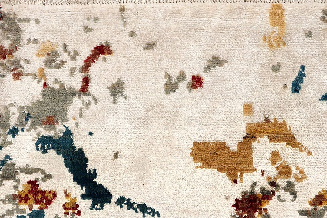 Multi Colored Abstract 4'  2" x 6' " - No. QA62163