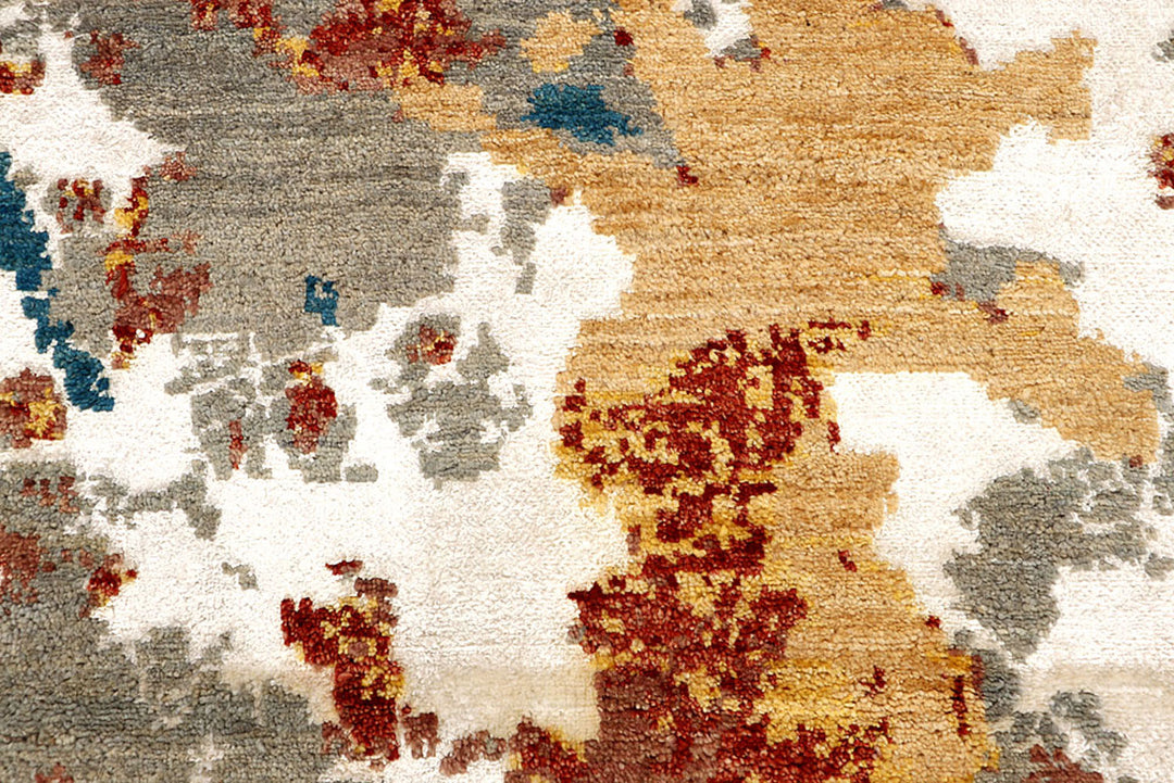 Multi Colored Abstract 4'  2" x 6' " - No. QA62163