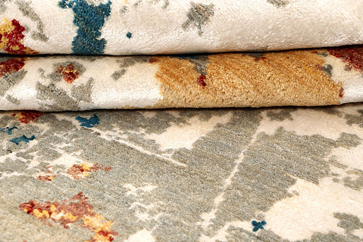 Multi Colored Abstract 4'  2" x 6' " - No. QA62163