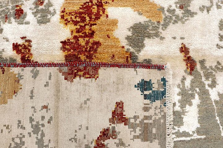 Multi Colored Abstract 4'  2" x 6' " - No. QA62163