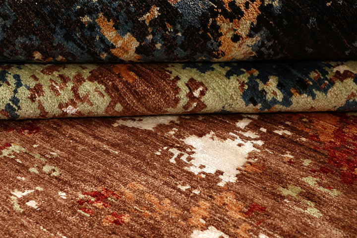 Multi Colored Abstract 8' 1 x 10' - No. 68066 - ALRUG Rug Store