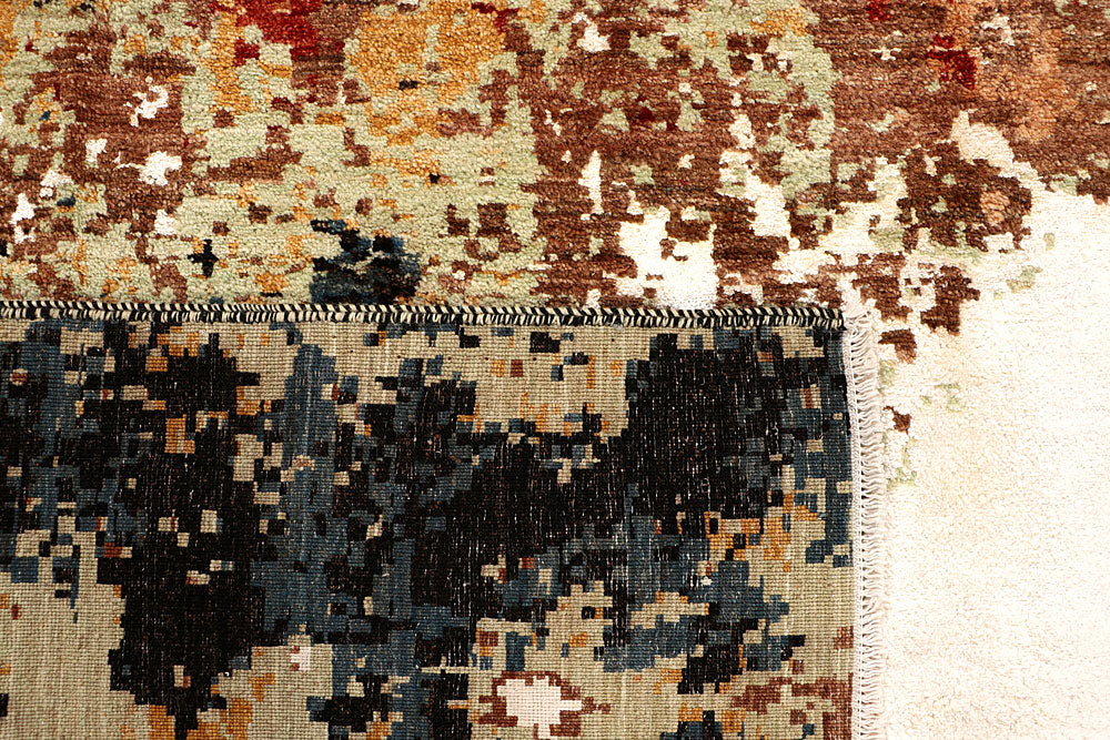 Multi Colored Abstract 8' 1 x 10' - No. 68066 - ALRUG Rug Store