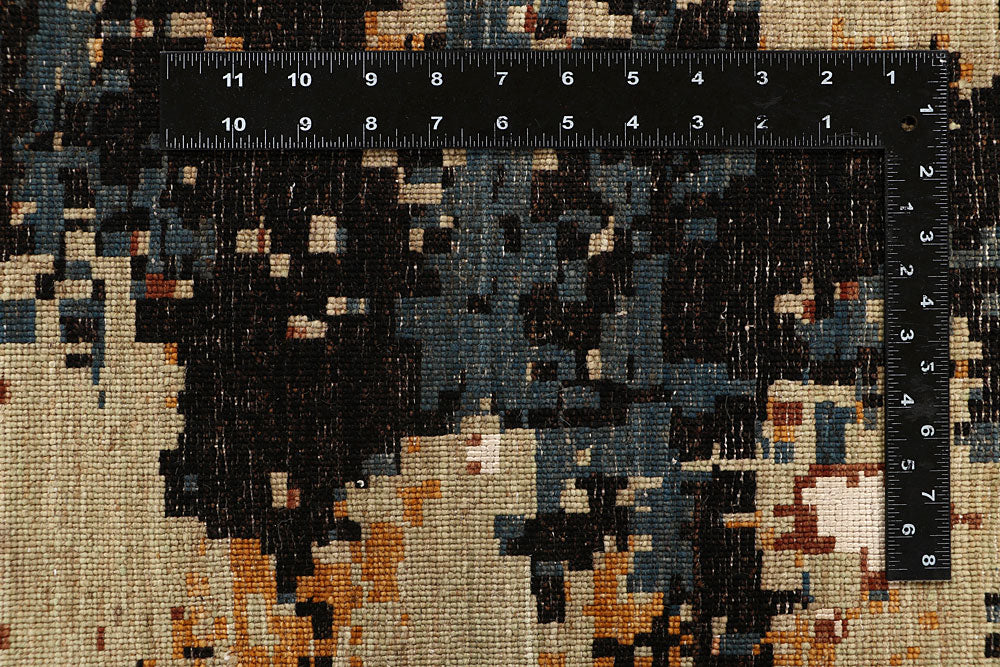 Multi Colored Abstract 8' 1 x 10' - No. 68066 - ALRUG Rug Store